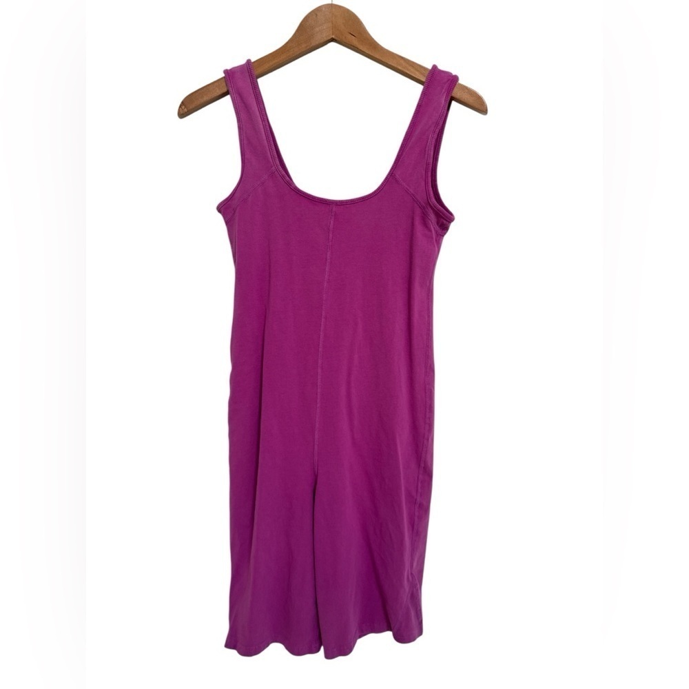 Free People Movement Hot Shot One Piece Romper Magenta Pink - Picture 6 of 7